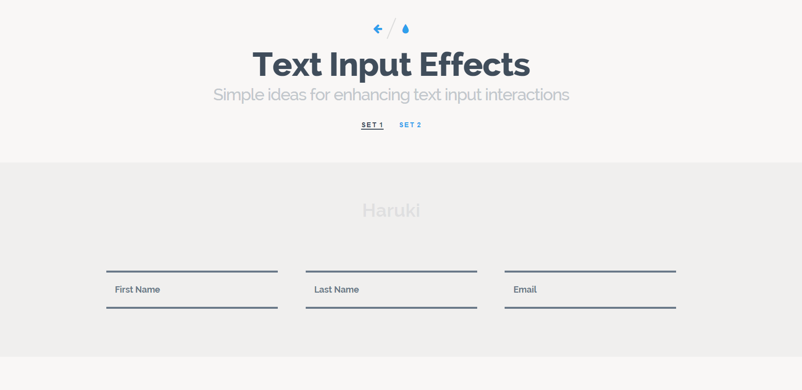 Text Input Effects   Set 1