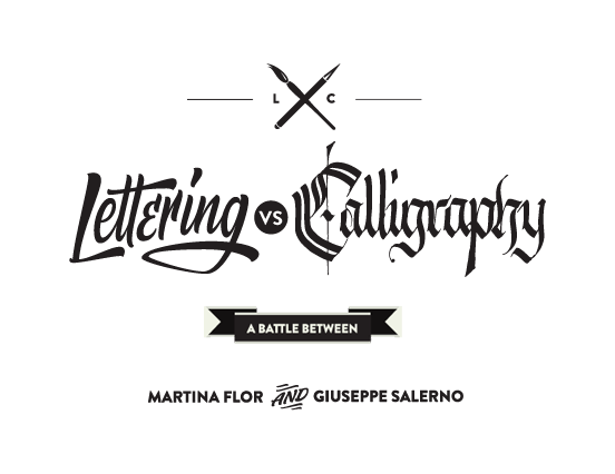 לוגו Lettering vs Calligraphy