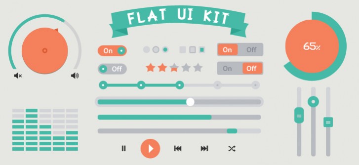 Noam Liss Free Flat UI Kit