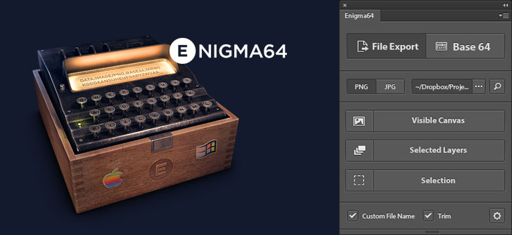 ייצוא קבצים ושכבות בצורה מהירה ויעילה עם Enigma64 - התוסף החדש לפוטושופ המיועד למעצבים ומפתחי אתרים [סיקור]