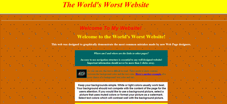 The World's Worst Website
