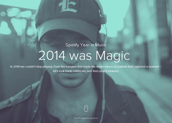 Spotify year in music