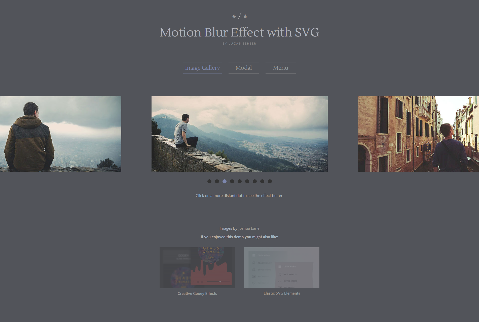 Motion Blur Effect with SVG   Image Gallery